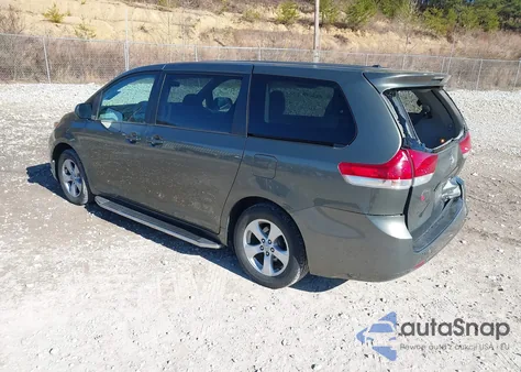 2012 Toyota Sienna Le 8 Passenger from USA, damaged, VIN 5TDKA3DC6CS013820